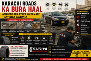 Karachi Roads Ka Bura Haal: Apni Car Aur Tyres Ko Damage Say Kesy Bachayen